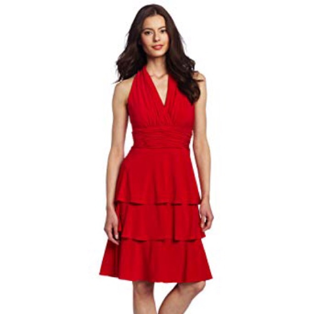 Evan Picone Red Dress